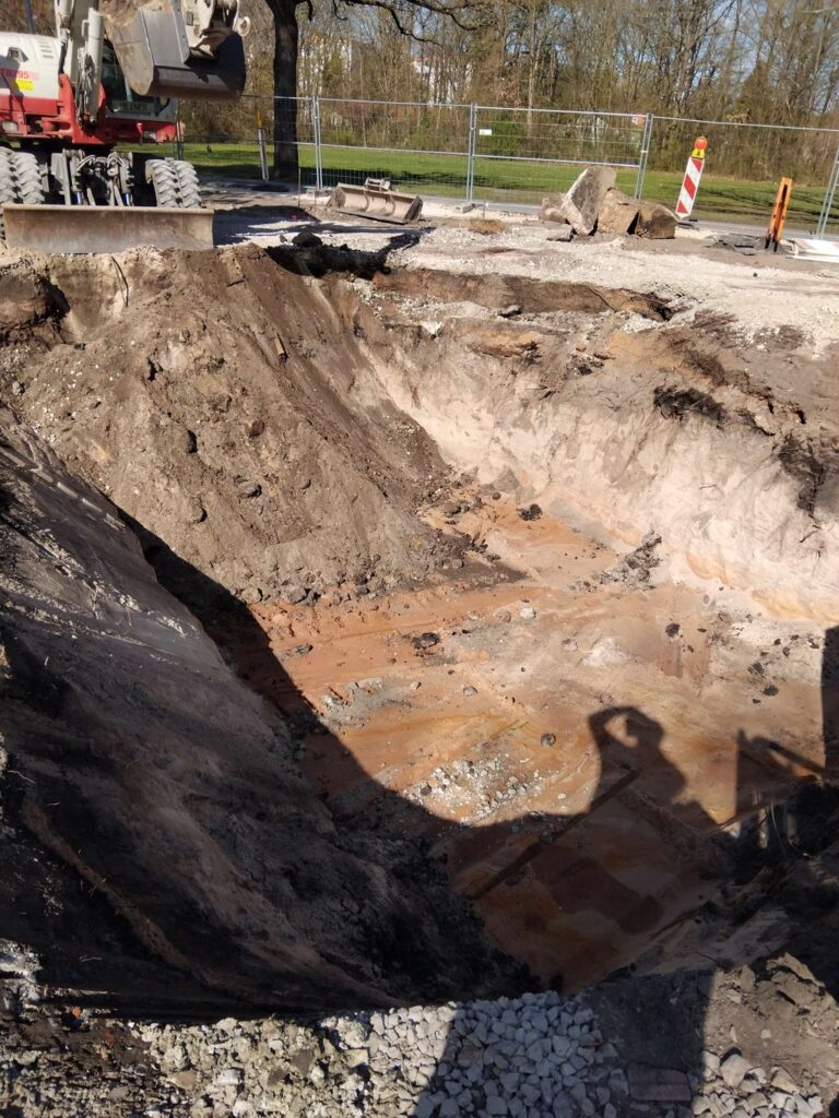 Aushub durch Weißmüller Garten & Landschaftsbau
